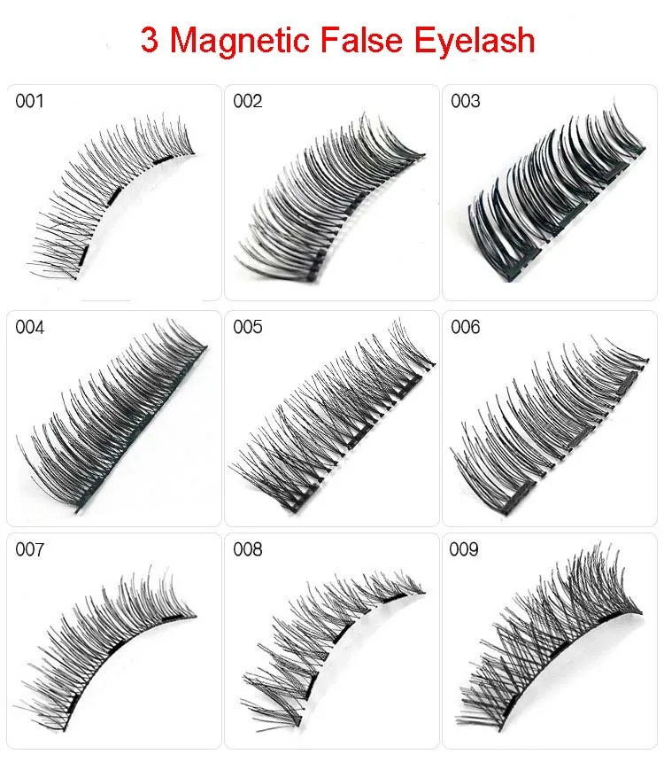 ROMANTIC BEAR Magnetic Eyelash 3 magnetics Handmade 3D Fake Lashes Full Strop Lashes 30sets/lot DHL free
ROMANTIC BEAR Magnetic Eyelash 3 magnetics Handmade 3D Fake Lashes Full Strop Lashes 30sets/lot DHL free