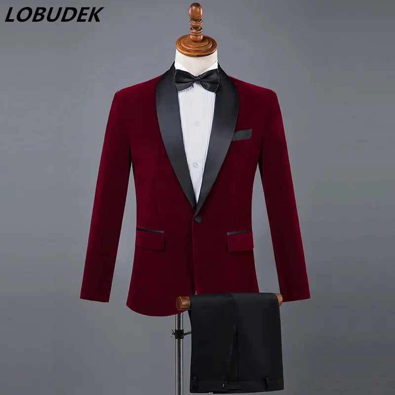 2018 Winter Men's Suits 4 Colors Slim Blazers Chorus Stage Outfits Singer Host Performance Clothing Photo Studio Suit Costumes
2018 Winter Men's Suits 4 Colors Slim Blazers Chorus Stage Outfits Singer Host Performance Clothing Photo Studio Suit Costumes