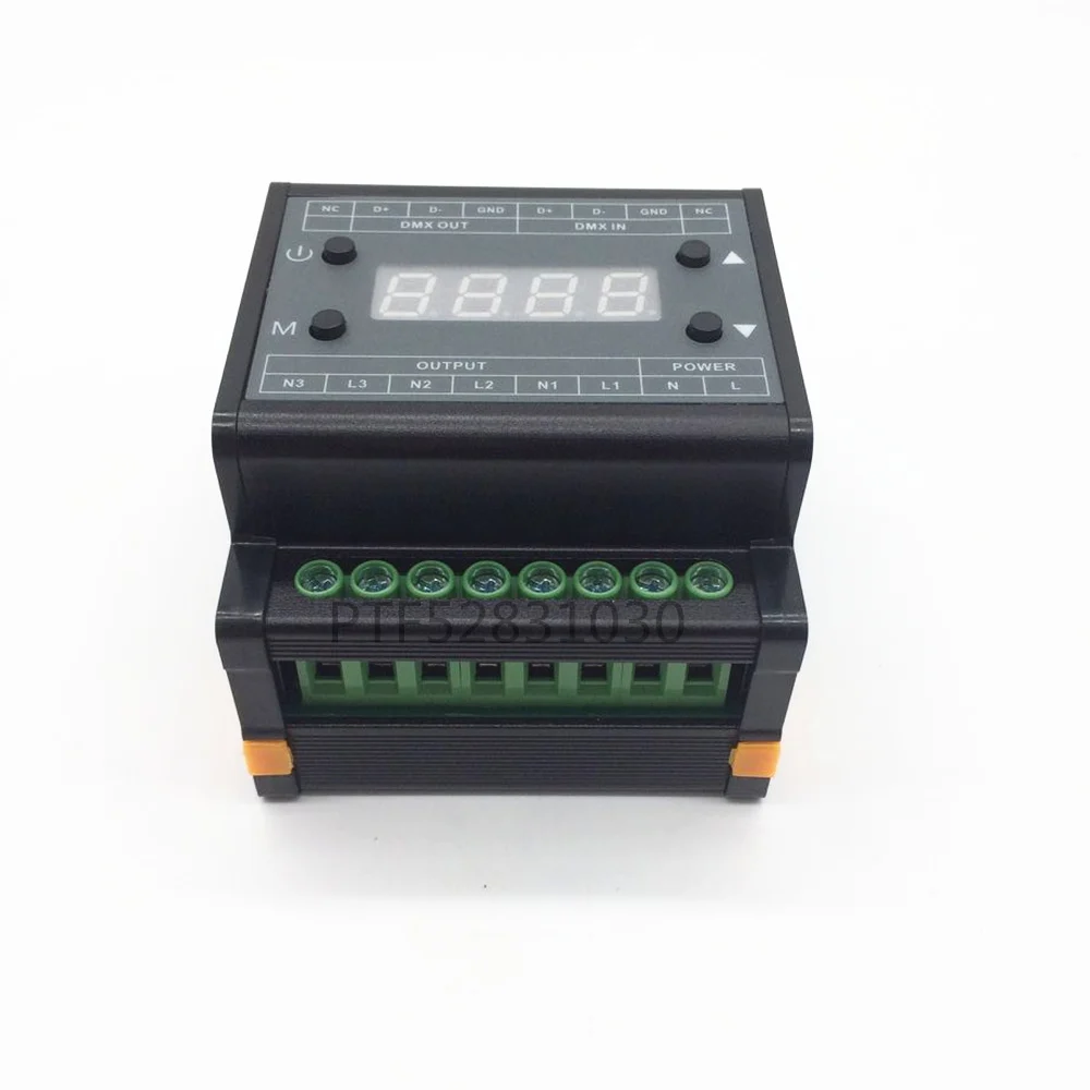 DMX302 DMX triac диммер, светодиодный регулятор яркости, высокое напряжение 50 Гц/60 Гц, 3 канала, 1 а/канал
DMX302 DMX triac диммер, светодиодный регулятор яркости, высокое напряжение 50 Гц/60 Гц, 3 канала, 1 а/канал