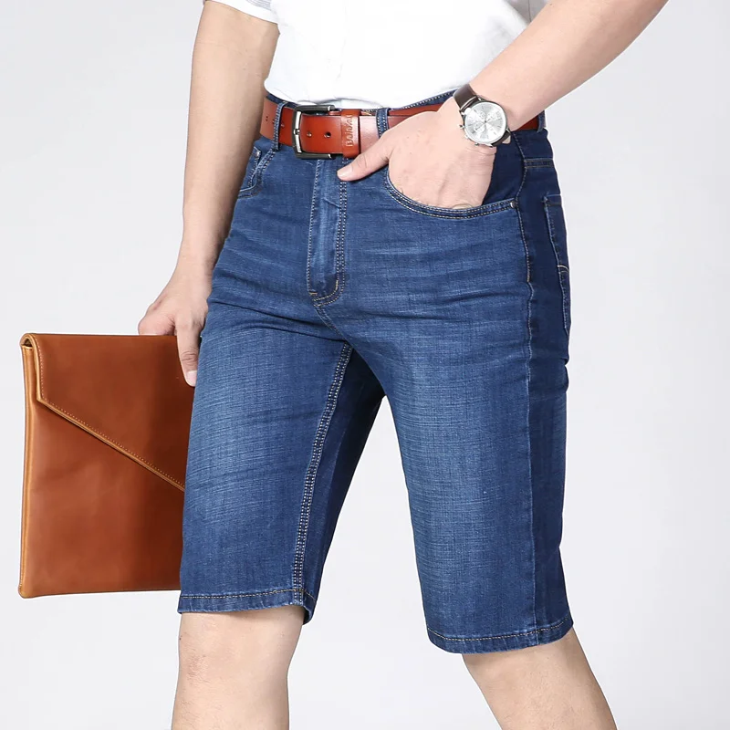 New Summer Short Jeans For Men Fashion Business Casual Straight Jeans Shorts Men Loose Casual Men's Shorts Black NB45S1
New Summer Short Jeans For Men Fashion Business Casual Straight Jeans Shorts Men Loose Casual Men's Shorts Black NB45S1