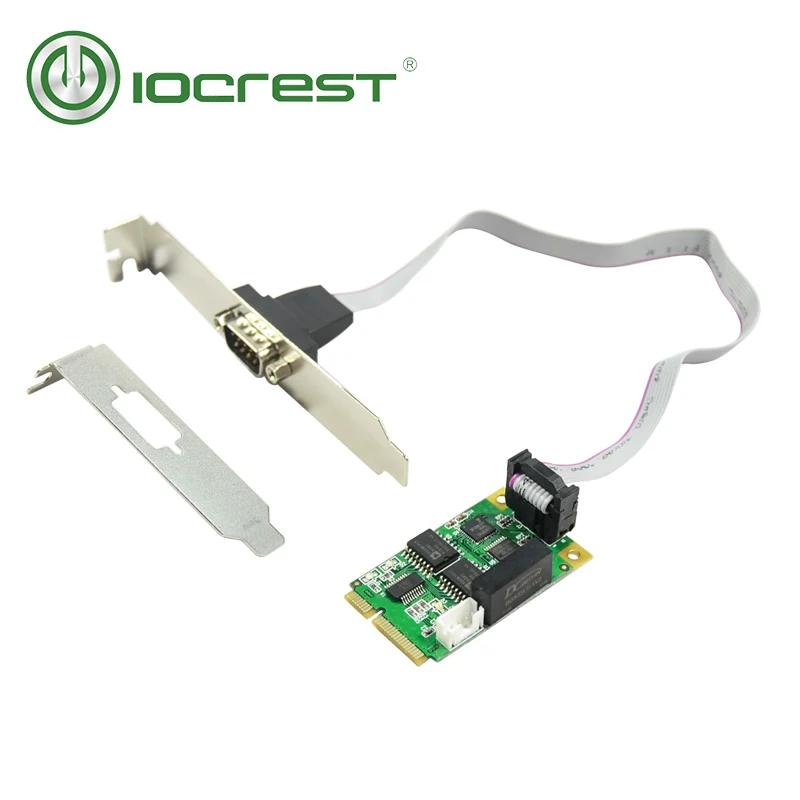 Полноразмерная мини-карта PCIe IOCREST или USB 2,0 с 1 портом Серийный DB9 RS232 RS422 RS485 мини PCI Экспресс-адаптер Чипсет FT231
Полноразмерная мини-карта PCIe IOCREST или USB 2,0 с 1 портом Серийный DB9 RS232 RS422 RS485 мини PCI Экспресс-адаптер Чипсет FT231