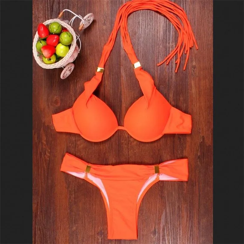 2019 Women's Sexy Bikini Padded Bandage Swimsuit Swimwear Bathing Suit Lady biquinis feminino Sexy 2019 Newest Hot Sale Summer
2019 Women's Sexy Bikini Padded Bandage Swimsuit Swimwear Bathing Suit Lady biquinis feminino Sexy 2019 Newest Hot Sale Summer