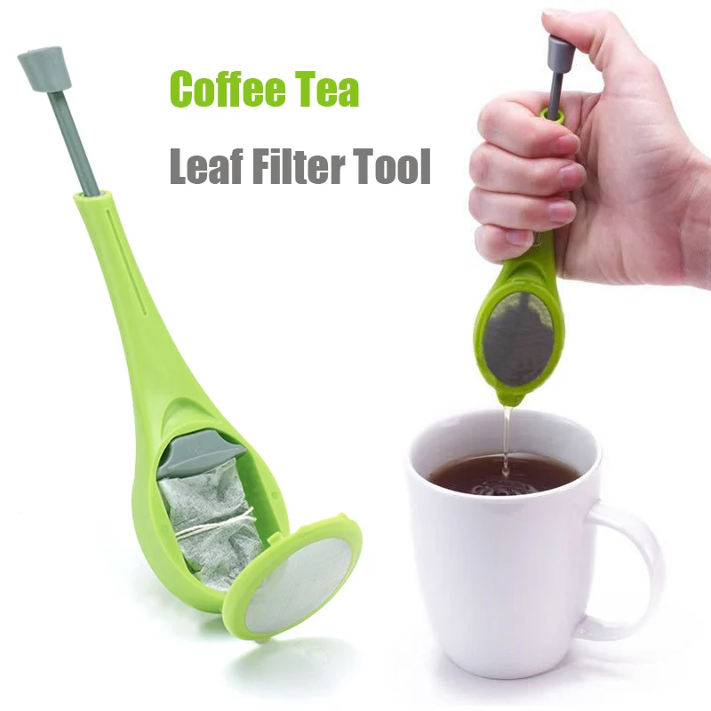 New 1PC High Quality Plastic Silicone Press Food Grade Tea Strainer Tea Infuser Home Accessories
New 1PC High Quality Plastic Silicone Press Food Grade Tea Strainer Tea Infuser Home Accessories