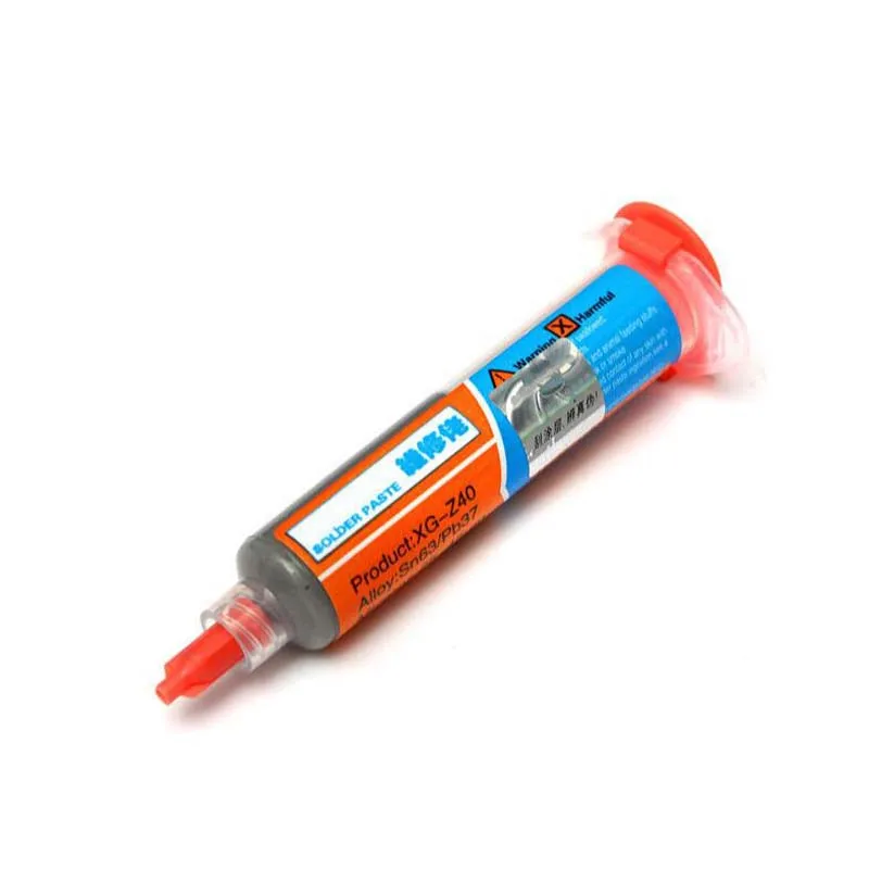 Jyrkior MECHANIC XG-Z40 10cc Syringe Solder Paste Flux Sn63/Pb37 25-45um For Soldering Welding Repair Rework | Инструменты