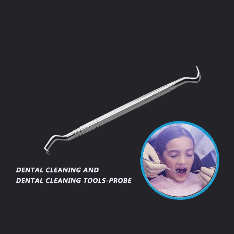 1pcs Double Ends Dentist Teeth Clean Hygiene Explorer Probe hook Pick Stainless Steel Dental Explorer Tool Products Probe Oral
1pcs Double Ends Dentist Teeth Clean Hygiene Explorer Probe hook Pick Stainless Steel Dental Explorer Tool Products Probe Oral