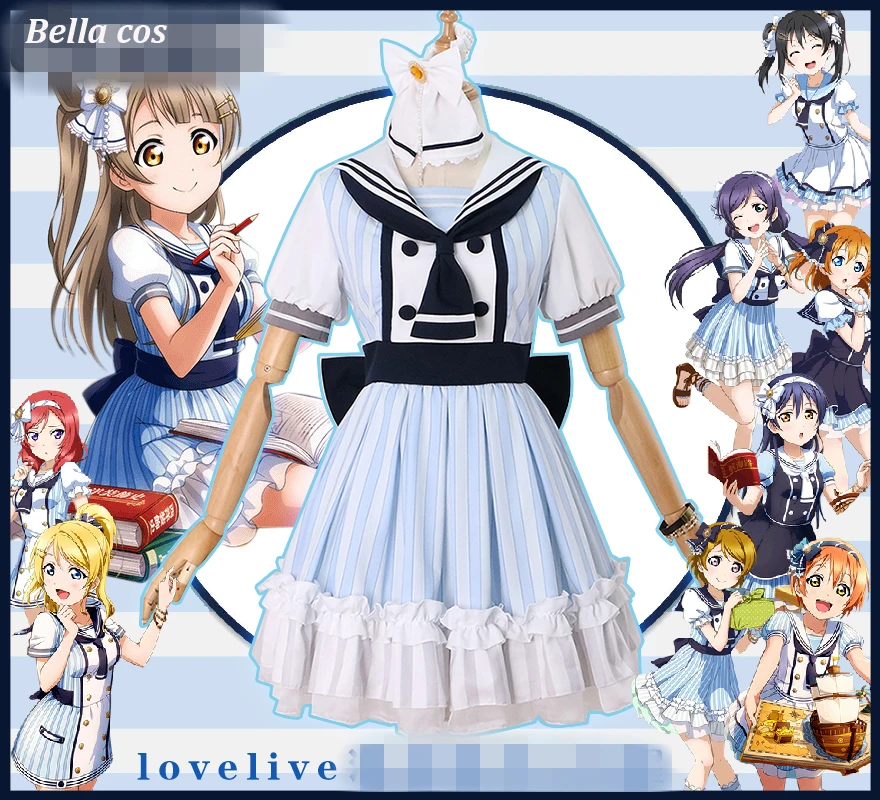 Lovelive Buccaneer пират непробужденный Tojo/Umi/Eli/Maki все мужские костюмы для косплея