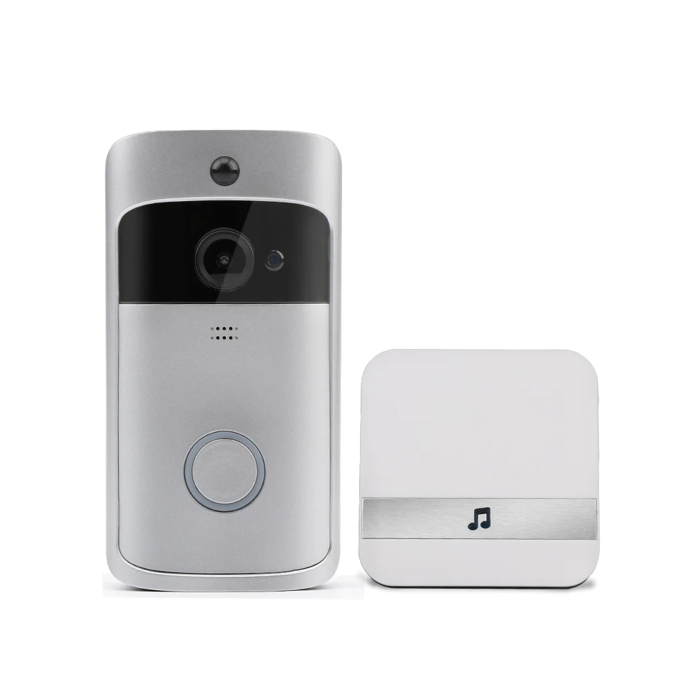 WiFi умный беспроводной дверной звонок безопасности HD 720 P визуальная запись