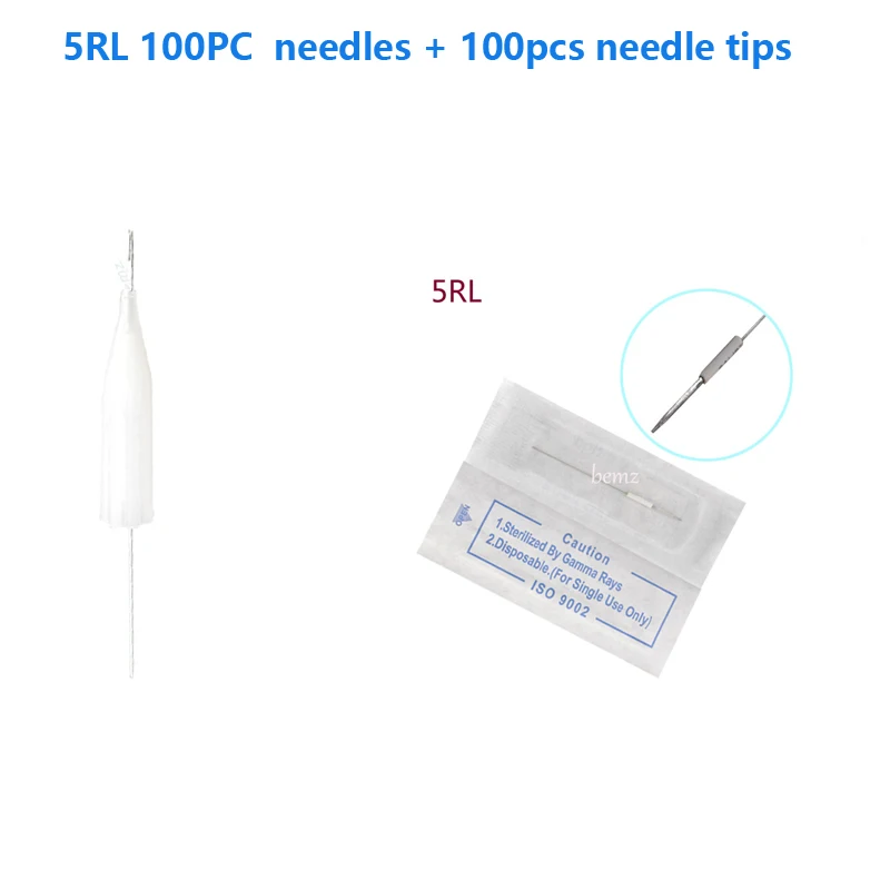 5R (Needles +Tips Each 100pcs ) Professional Permanent Makeup Machine Needles Caps Tattoo Needles Cups For Eyebrow Lips
5R (Needles +Tips Each 100pcs ) Professional Permanent Makeup Machine Needles Caps Tattoo Needles Cups For Eyebrow Lips