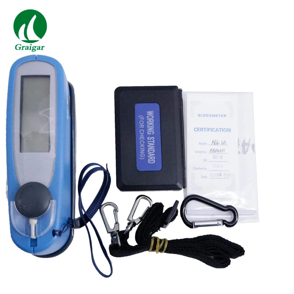 MG6-SA Professional Digital Gloss Meter Angle Of Incidence 60° 1.5mm Light Beam 4mmx2mm Measuring Aperture
MG6-SA Professional Digital Gloss Meter Angle Of Incidence 60° 1.5mm Light Beam 4mmx2mm Measuring Aperture