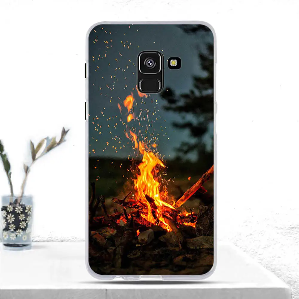 Чехол для samsung Galaxy A8 2018 чехол A530F Мягкий ТПУ силиконовый оболочка | Мобильные