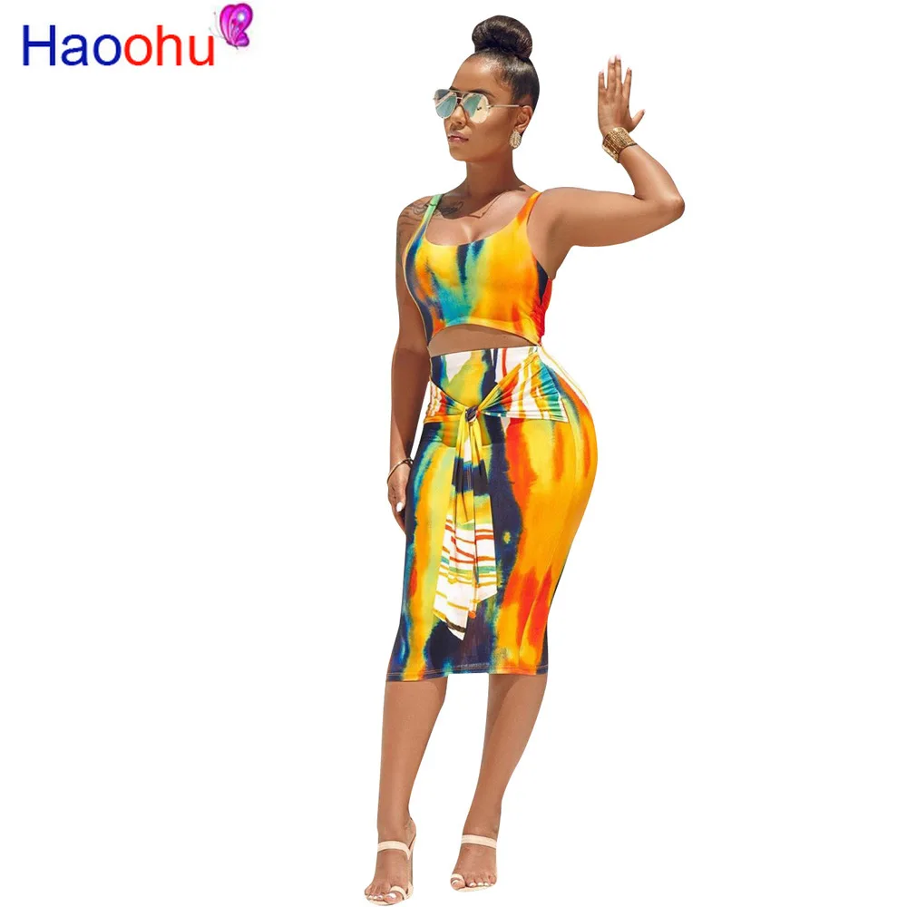 Tie Dye Sexy Two Piece Bandage Dress Summer Clothes For Women Scoop Neck Sleeveless Party Dress High Waist Beach Bodycon Dress
Tie Dye Sexy Two Piece Bandage Dress Summer Clothes For Women Scoop Neck Sleeveless Party Dress High Waist Beach Bodycon Dress