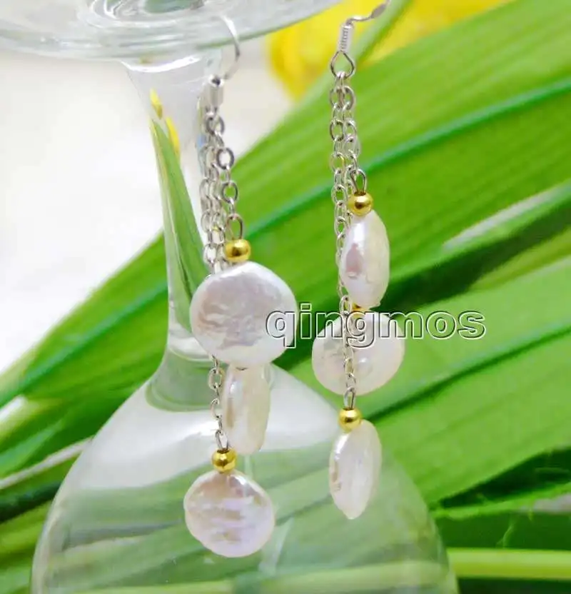 Big 12-13mm White Coin Round 3 PCS Natural Freshwater Pearl Earring-ear492 Wholesale/retail Free ship
Big 12-13mm White Coin Round 3 PCS Natural Freshwater Pearl Earring-ear492 Wholesale/retail Free ship