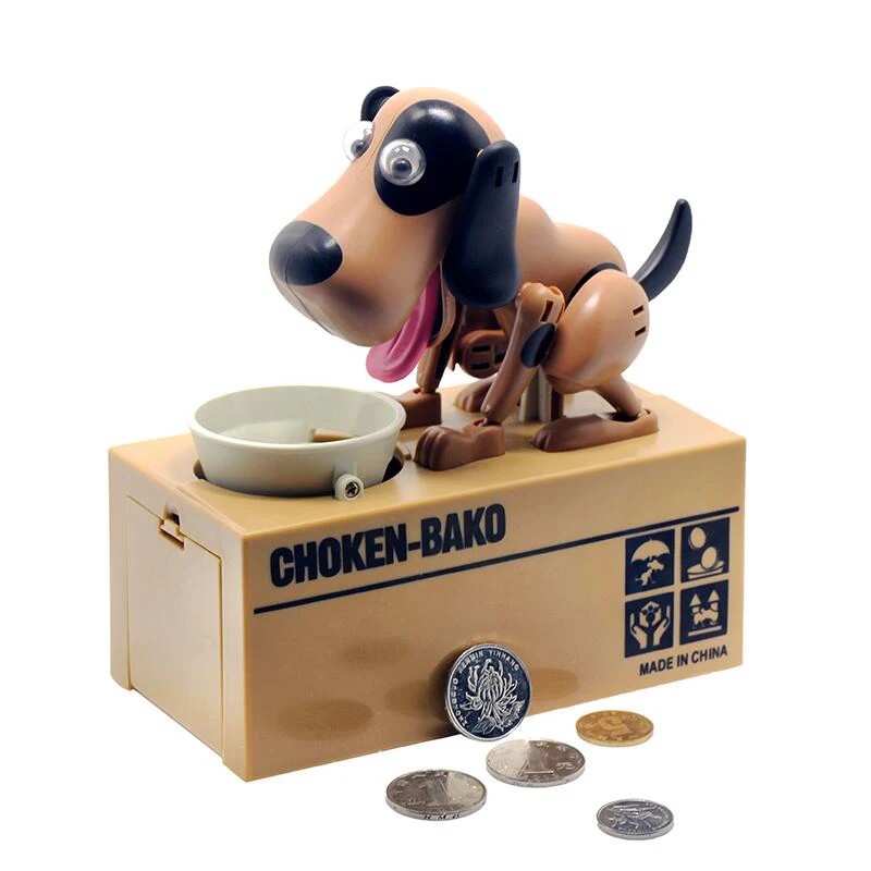 Копилка Роботизированная Голодная Собака Banco Canino Coin Bank Автоматическое