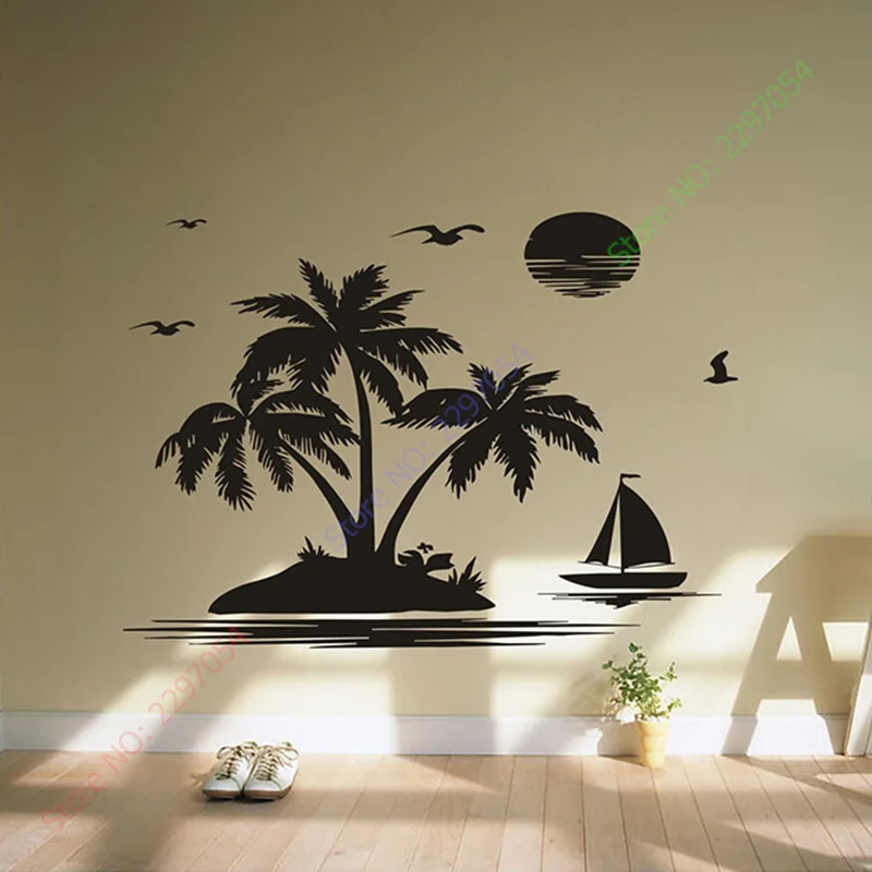 100x70cm wall stickers home decoration living room sticker vinyl wall applique vintage home poster kids room coco tree beach
100x70cm wall stickers home decoration living room sticker vinyl wall applique vintage home poster kids room coco tree beach