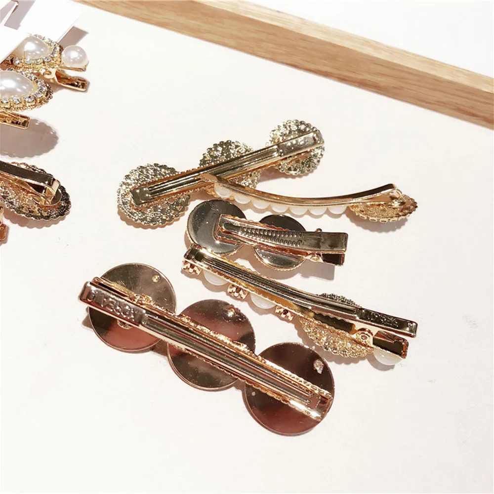 New arrival Trendy Korea Fashion Imitiation Pearl Hairpins Hair Accessories Crystal Rhinestones Women Hair Clips Hairgrips
New arrival Trendy Korea Fashion Imitiation Pearl Hairpins Hair Accessories Crystal Rhinestones Women Hair Clips Hairgrips