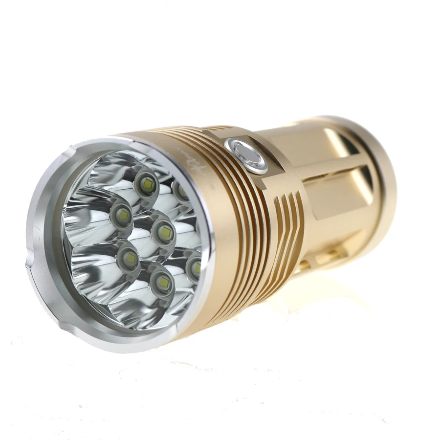 Макс 15000 люменов SKYRAY King 8T6 светодиодный фонарик 8 x CREE XM-L T6 с веревкой 3 режима