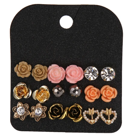 Fashion Accessories Gold Stud Earrings Set For Women Gifts Resin Flowers Brincos The Earrings Silver Costume Jewelry
Fashion Accessories Gold Stud Earrings Set For Women Gifts Resin Flowers Brincos The Earrings Silver Costume Jewelry