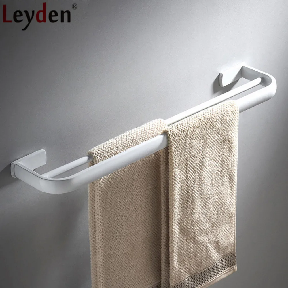 Leyden Whitened Finish Brass Double Towel Bars Wall Mounted Bathroom Towel Hanger For Bathroom Accessories Towel Racks
Leyden Whitened Finish Brass Double Towel Bars Wall Mounted Bathroom Towel Hanger For Bathroom Accessories Towel Racks