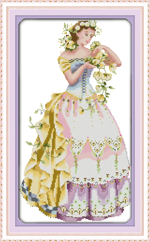 The young girl with flower cross stitch kit people 18ct 14ct count canvas x stitches embroidery DIY handmade needlework plus
The young girl with flower cross stitch kit people 18ct 14ct count canvas x stitches embroidery DIY handmade needlework plus