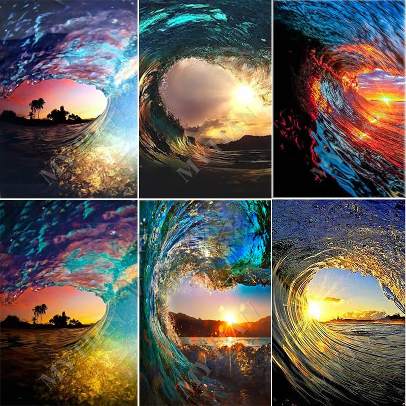 landscape diy 5D Diamond Painting Cross Stitch Full Drill resin Colored waves&sunset Diamond Embroidery Rhinestones mosaic decor
landscape diy 5D Diamond Painting Cross Stitch Full Drill resin Colored waves&sunset Diamond Embroidery Rhinestones mosaic decor