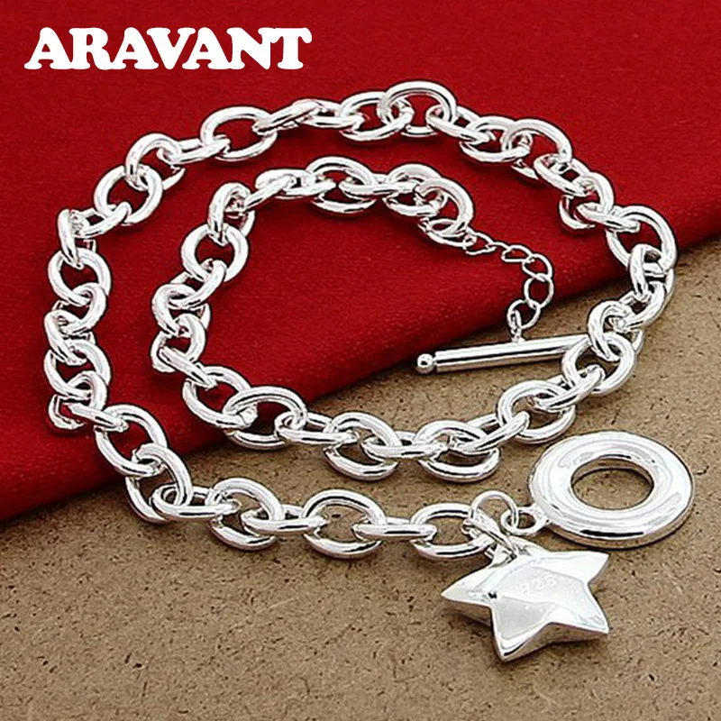 925 Silver Chain Star Pendant Necklace For Women Men Fashion High Quality Jewelry
925 Silver Chain Star Pendant Necklace For Women Men Fashion High Quality Jewelry