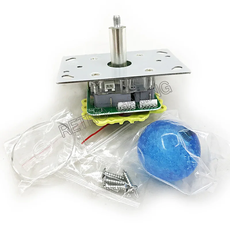 2pcs 40mm Crystal ball top Red blue Illuminated 5 pin LED joystick with 8 way 4 way restrictor for Arcade cabinet game machines
2pcs 40mm Crystal ball top Red blue Illuminated 5 pin LED joystick with 8 way 4 way restrictor for Arcade cabinet game machines