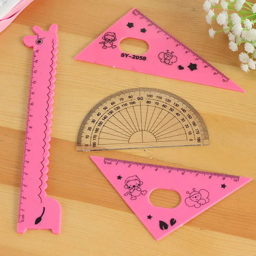 1 set , Cartoon Giraffe Ruler Set , Straight Ruler / Triangular Ruler / Protractor Junior School Ruler Set Office Supply
1 set , Cartoon Giraffe Ruler Set , Straight Ruler / Triangular Ruler / Protractor Junior School Ruler Set Office Supply