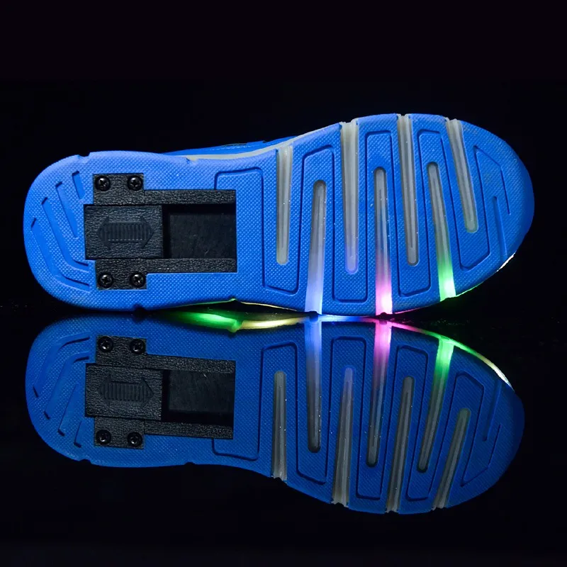 Children Glowing Sneakers Kids Roller Skate Shoes Children Led Light up Shoes Girls Boys Sneakers with Wheels tenis infantil
Children Glowing Sneakers Kids Roller Skate Shoes Children Led Light up Shoes Girls Boys Sneakers with Wheels tenis infantil