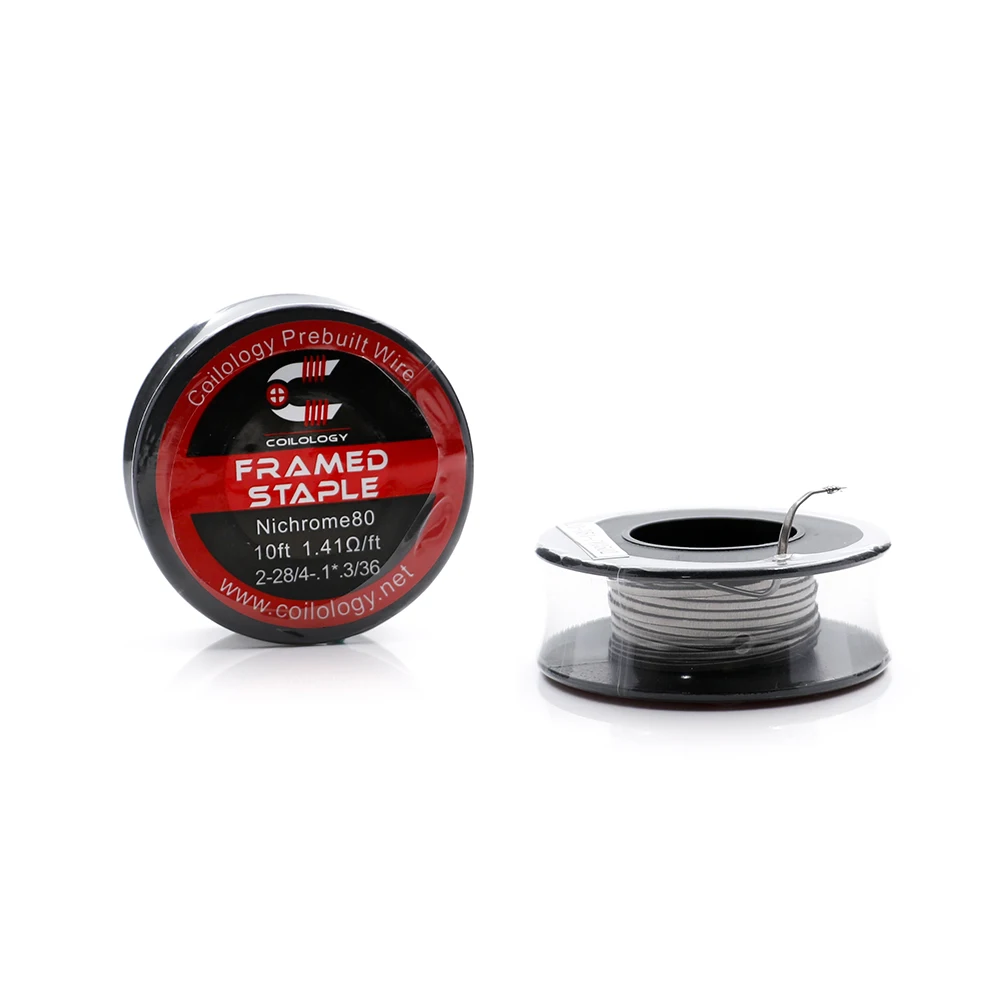 Coilology Framed Staple Ni80 High Density Wrap Wire for EGO Coils Pre-made For Electronic Cigarette Temp Control DIY Tools
Coilology Framed Staple Ni80 High Density Wrap Wire for EGO Coils Pre-made For Electronic Cigarette Temp Control DIY Tools