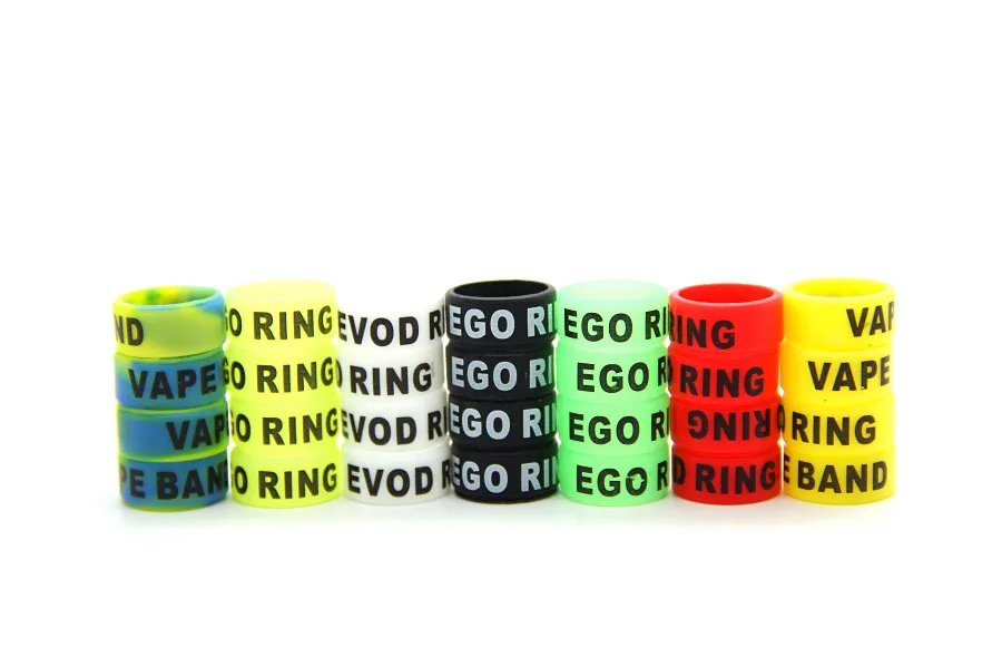 10pcs Ecig silicone bands 13mm vape ring for ego series batteries decorative and protection resistance vape bands
10pcs Ecig silicone bands 13mm vape ring for ego series batteries decorative and protection resistance vape bands