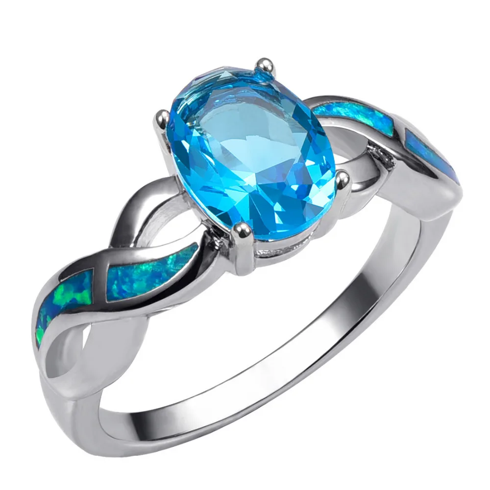 Blue Crystal Zircon With Blue Fire Opal 925 Sterling Silver Ring Beautiful Jewelry Size 6 7 8 9 10 R1426
Blue Crystal Zircon With Blue Fire Opal 925 Sterling Silver Ring Beautiful Jewelry Size 6 7 8 9 10 R1426