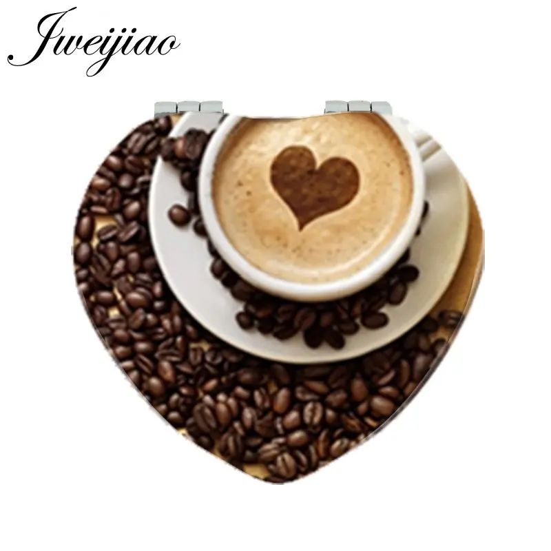 JWEIJIAO Chocolate Coffee Latte Carving Heart Makeup Mirrors Folding Mini Pocket PU Leather Mirror 1X/2X Magnifying espejo
JWEIJIAO Chocolate Coffee Latte Carving Heart Makeup Mirrors Folding Mini Pocket PU Leather Mirror 1X/2X Magnifying espejo