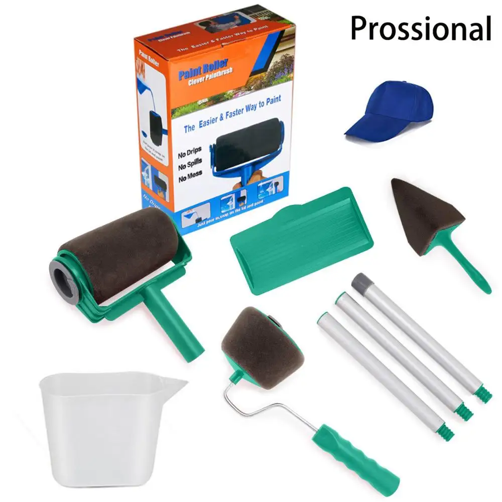 Seamless decorative paint roller pro brush set Paint Runner paint runner roller handle brush with extension pole and sticker
Seamless decorative paint roller pro brush set Paint Runner paint runner roller handle brush with extension pole and sticker