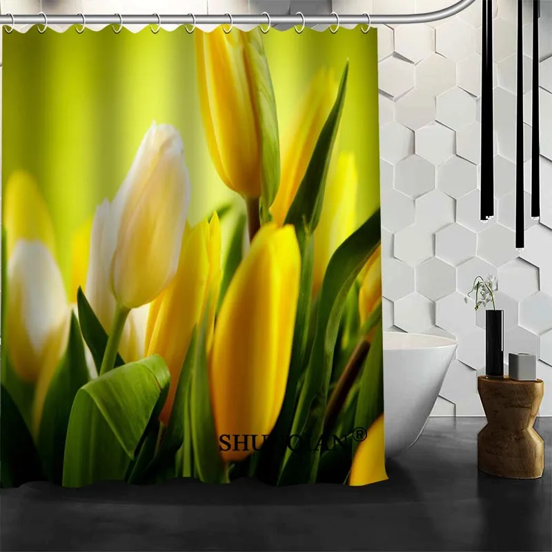 New arrival Custom tulips Shower Curtain bathroom Accessories Polyester Fabric Curtain With holes
New arrival Custom tulips Shower Curtain bathroom Accessories Polyester Fabric Curtain With holes