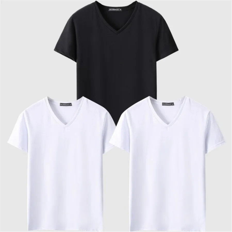 Casual Slim T Shirt Short Sleeve Summer Tops High Quality V-Neck Shirt For Men 3 Pieces Plus Size 5Xl Camisetas Hombre Xl5090
Casual Slim T Shirt Short Sleeve Summer Tops High Quality V-Neck Shirt For Men 3 Pieces Plus Size 5Xl Camisetas Hombre Xl5090