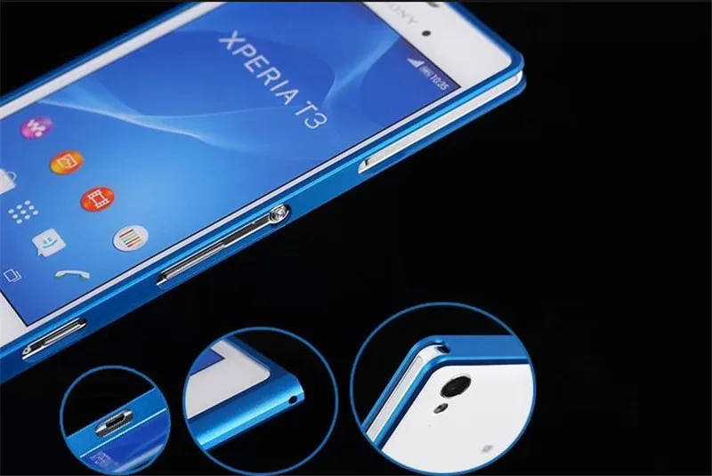 For Sony T3 Bumper Case Aluminum Metal Frame Case Cover for Sony Xperia T3 M50W D5102 D5103 D5106 5.3" With Screws Phone Bumper
For Sony T3 Bumper Case Aluminum Metal Frame Case Cover for Sony Xperia T3 M50W D5102 D5103 D5106 5.3" With Screws Phone Bumper