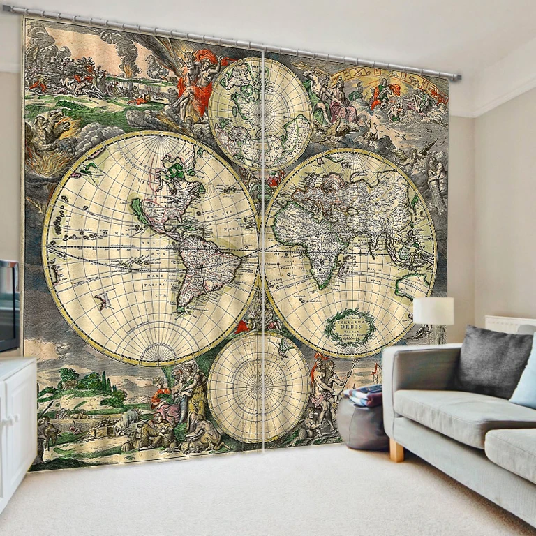 Creative Blackout Window Curtains 3D Printing Curtains For Hotel Office Wall Deocration navigation map Shade Kids Curtains
Creative Blackout Window Curtains 3D Printing Curtains For Hotel Office Wall Deocration navigation map Shade Kids Curtains