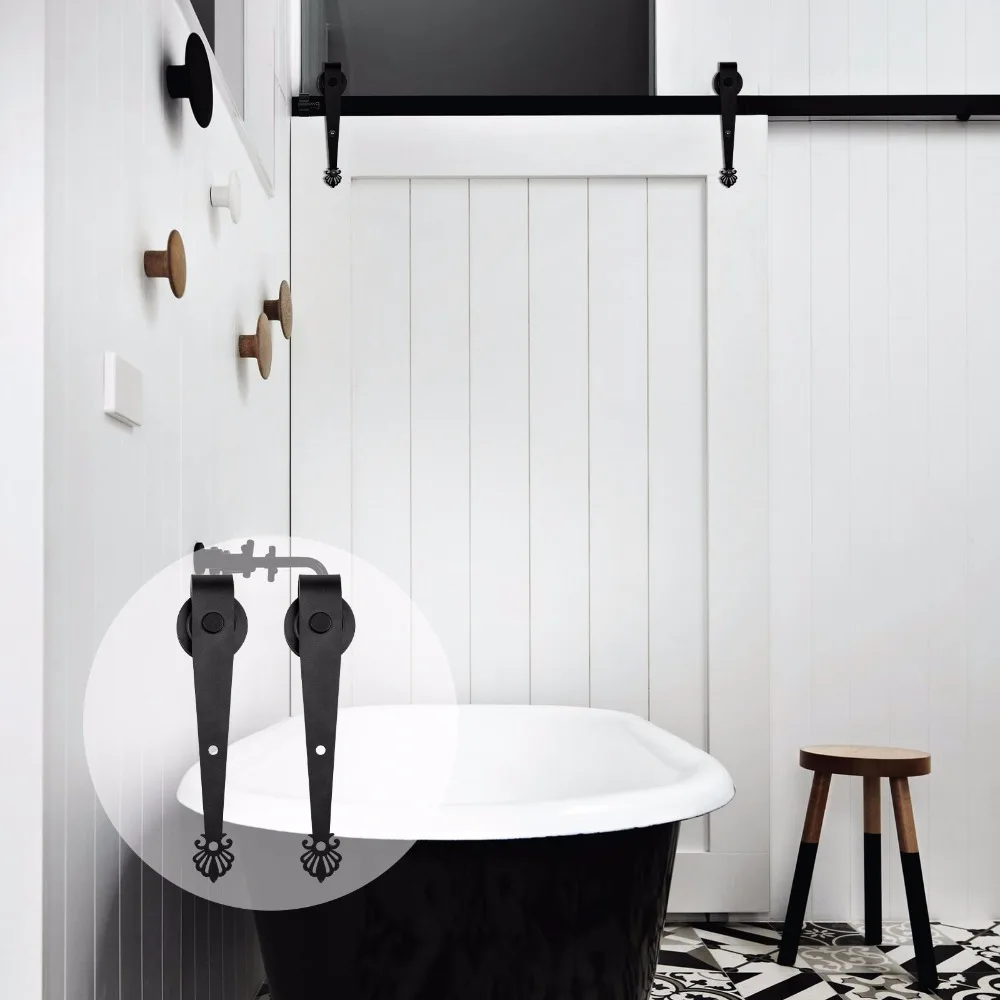 LWZH 16FT 17FT 18FT 19FT 20FT Black Carbon Steel Sliding Barn Door Hardware Roller Track Kit for Single Door
LWZH 16FT 17FT 18FT 19FT 20FT Black Carbon Steel Sliding Barn Door Hardware Roller Track Kit for Single Door