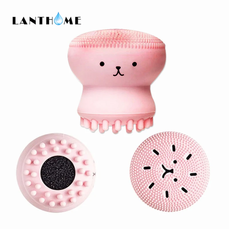 Silicone Face Cleansing Brush Facial Cleanser Pore Cleaner Exfoliator Face Scrub Washing Brush Skin Care Small Octopus Shape
Silicone Face Cleansing Brush Facial Cleanser Pore Cleaner Exfoliator Face Scrub Washing Brush Skin Care Small Octopus Shape