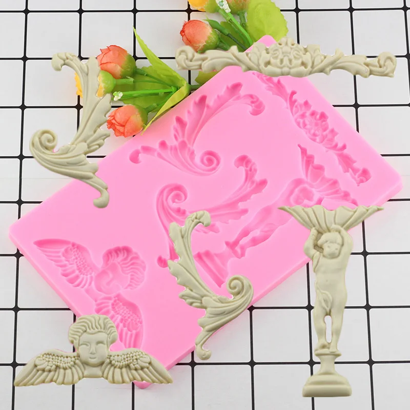 Sugar Craft Cake Vintage Angel Relief Border Silicone Moulds Fondant Molds Gumpaste Chocolate Mould Cake Decorating Baking Tools
Sugar Craft Cake Vintage Angel Relief Border Silicone Moulds Fondant Molds Gumpaste Chocolate Mould Cake Decorating Baking Tools