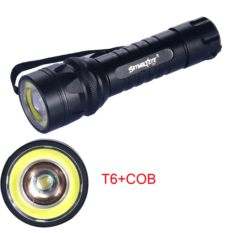 Super Bright LED Flashlight T6+COB Working Light 4 Modes Rotatable Focus Torch Portable Flash Light For Outdoor Camping
Super Bright LED Flashlight T6+COB Working Light 4 Modes Rotatable Focus Torch Portable Flash Light For Outdoor Camping