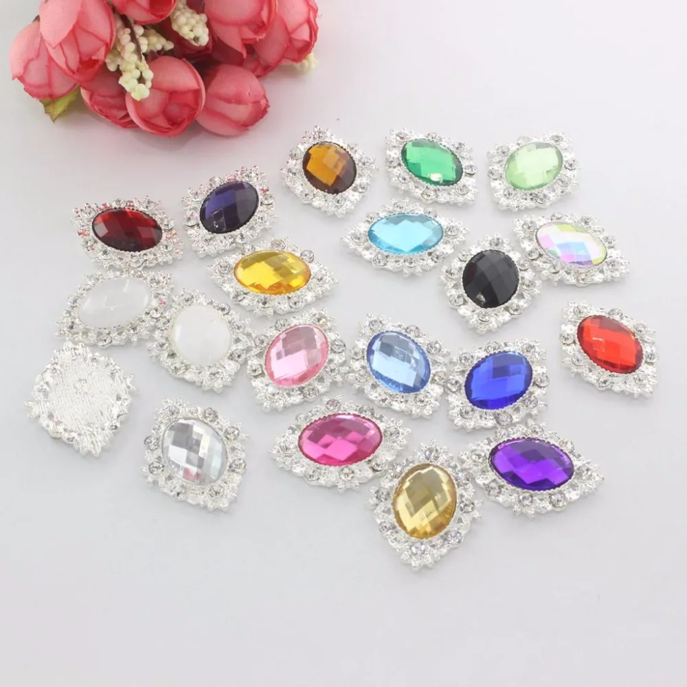 10Pcs/set25*30mm Silver 20color Metal Alloy acrylic doll beauty head inlay Diamond buttons Diy sewing Accessory wedding liory
10Pcs/set25*30mm Silver 20color Metal Alloy acrylic doll beauty head inlay Diamond buttons Diy sewing Accessory wedding liory