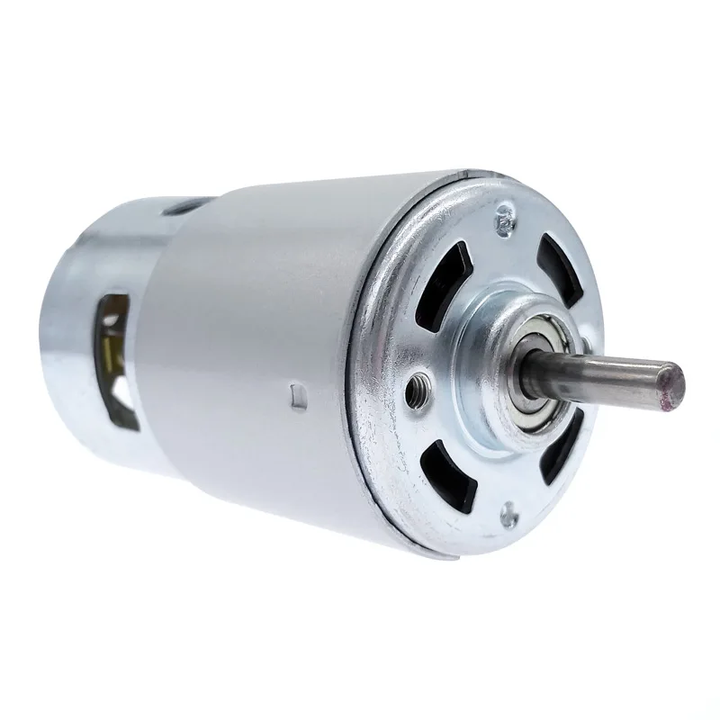 DC 12V двигатель 775 24V двойной шарикоподшипник 3000rpm4500rpm6000rpm8500rpm10000rpm RS775 большой