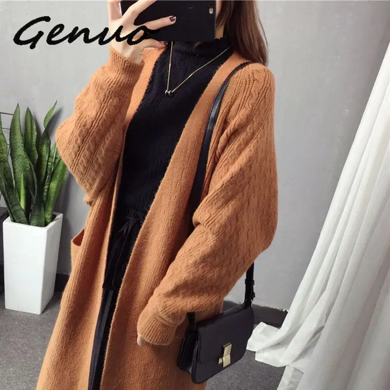 Genuo New spring autumn 2019 new fashion knit autumn and winter sweater coat loose cardigan lazy casual sweater
Genuo New spring autumn 2019 new fashion knit autumn and winter sweater coat loose cardigan lazy casual sweater