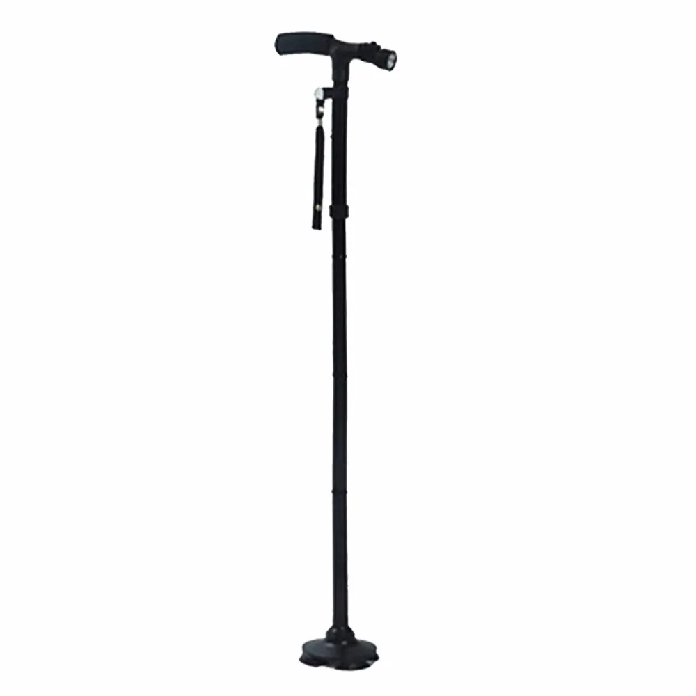 Folding LED Light Safety Walking Stick 4 Head Pivoting Trusty Base For Old Man T Handlebar Trekking Poles Cane for Hiking
Folding LED Light Safety Walking Stick 4 Head Pivoting Trusty Base For Old Man T Handlebar Trekking Poles Cane for Hiking