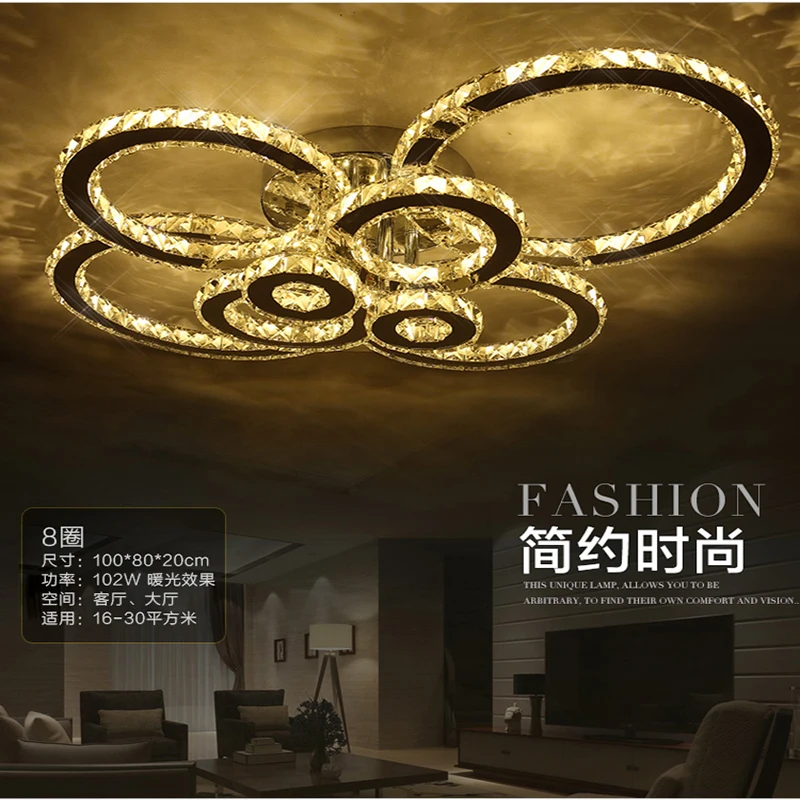 Stainless steel modern led ceiling crystal chandeliers for lobby living room bedroom circle ring avize cristals large chandelier
Stainless steel modern led ceiling crystal chandeliers for lobby living room bedroom circle ring avize cristals large chandelier