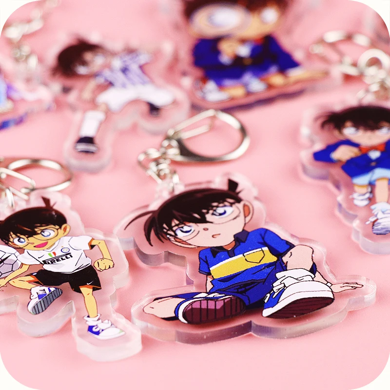 Detective Conan keychain anime Case Closed Conan Edogawa Jimmy Kudo figure Acrylic key ring cosplay bag pendants free shipping
Detective Conan keychain anime Case Closed Conan Edogawa Jimmy Kudo figure Acrylic key ring cosplay bag pendants free shipping
