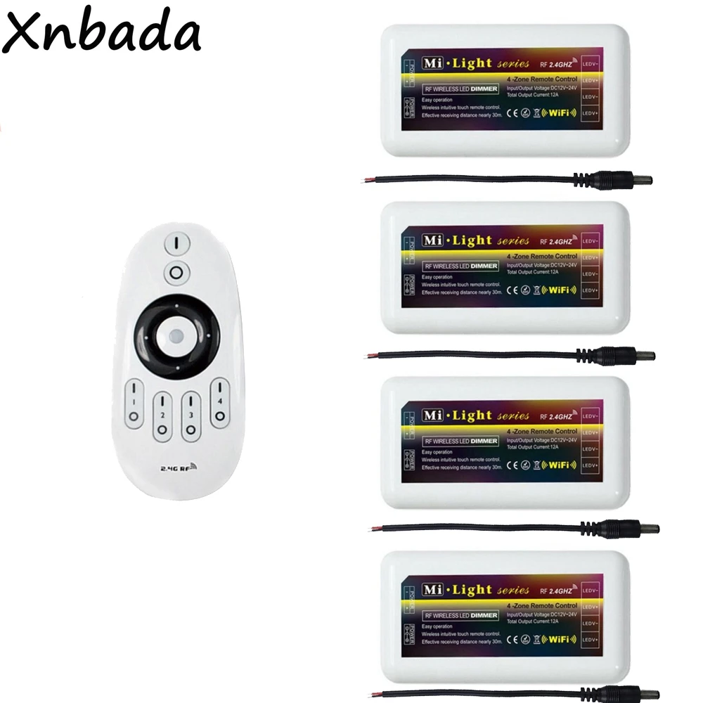 Mi светильник MiBoxer 2,4G беспроводной RF 4-зонный сенсорный пульт дистанционного управления + 4 шт WW/CW Светодиодный регулятор яркости для одноцвет...
Mi светильник MiBoxer 2,4G беспроводной RF 4-зонный сенсорный пульт дистанционного управления + 4 шт WW/CW Светодиодный регулятор яркости для одноцвет...