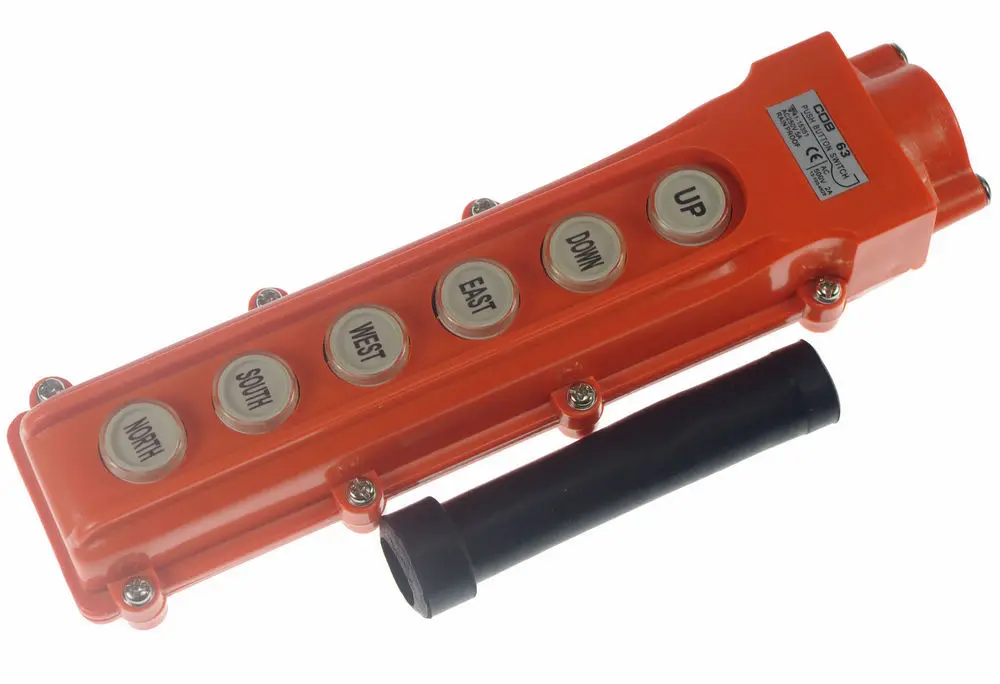 (1)For Hoist And Crane Control Station Push Button Switch 6Ways COB-63 Rainproof
(1)For Hoist And Crane Control Station Push Button Switch 6Ways COB-63 Rainproof