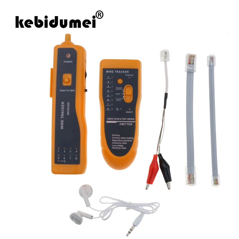 Тестер сетевого кабеля kebidumei Ethernet LAN, тестер UTP STP RJ11 RJ45 Cat5 Cat6, отслеживатель телефонных проводов, детектор тонера, линейный детектор
Тестер сетевого кабеля kebidumei Ethernet LAN, тестер UTP STP RJ11 RJ45 Cat5 Cat6, отслеживатель телефонных проводов, детектор тонера, линейный детектор